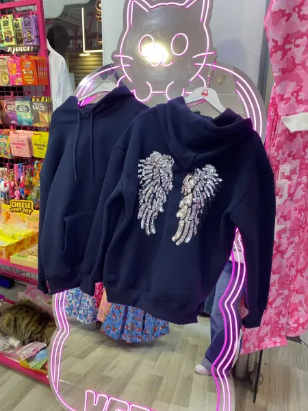 MELEK KANATLI SWEAT